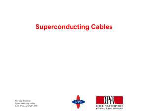 Superconducting Cables Pierluigi Bruzzone Superconducting cables CAS, Erice, April 29