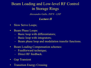 Beam Loading and Low-level RF Control in Storage Rings