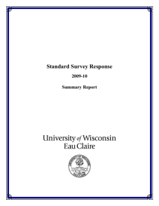 Standard Survey Response  2009-10 Summary Report