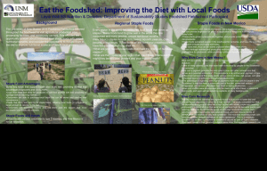 Eat the Foodshed: Improving the Diet with Local Foods