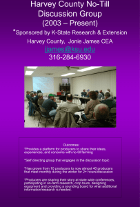 Harvey County No-Till Discussion Group – Present) (2003