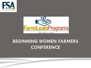 BEGINNING WOMEN FARMERS CONFERENCE