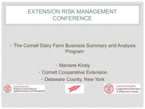 EXTENSION RISK MANAGEMENT CONFERENCE