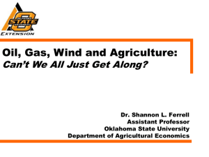 Oil, Gas, Wind and Agriculture: Can’t We All Just Get Along?