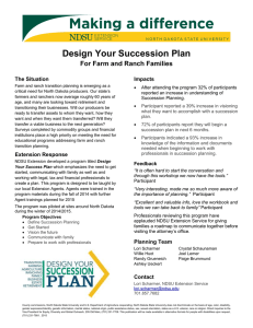Design Your Succession Plan For Farm and Ranch Families  The Situation
