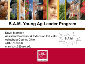 B.A.M. Young Ag Leader Program
