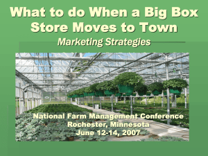 What to do When a Big Box Store Moves to Town