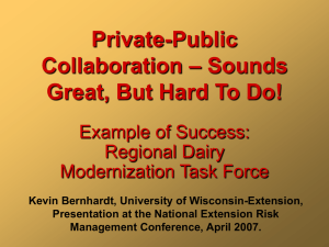 Private-Public – Sounds Collaboration Great, But Hard To Do!