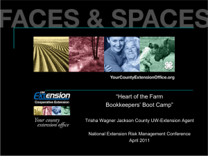 “Heart of the Farm Bookkeepers’ Boot Camp”