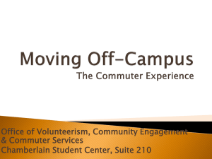Office of Volunteerism, Community Engagement &amp; Commuter Services