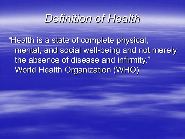 definition-of-health