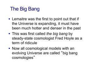 The Big Bang