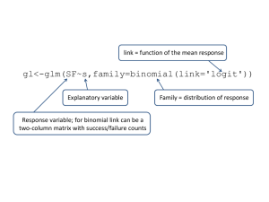 gl&lt;-glm(SF~s,family=binomial(link='logit'))