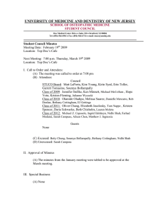 UNIVERSITY OF MEDICINE AND DENTISTRY OF NEW JERSEY