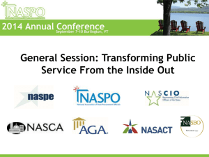 General Session: Transforming Public Service From the Inside Out