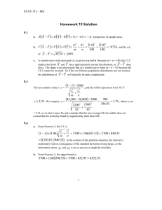           Homework 13 Solution