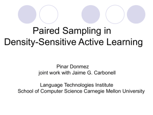 Paired Sampling in Density-Sensitive Active Learning