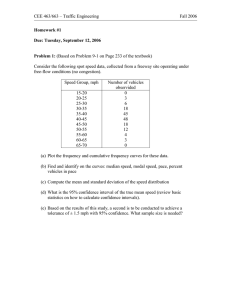 CEE 463/663 – Traffic Engineering  Fall 2006