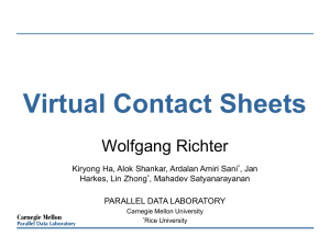 Virtual Contact Sheets Wolfgang Richter