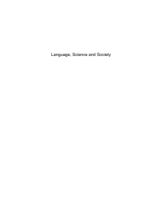 Language, Science and Society