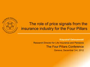 The role of price signals from the The Four Pillars Conference