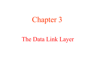 Chapter 3 The Data Link Layer