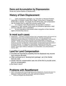 History of Dam Displacement: Dams and Accumulation by Dispossession