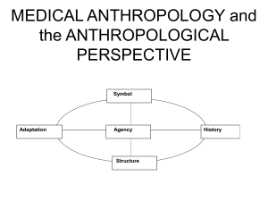 MEDICAL ANTHROPOLOGY and the ANTHROPOLOGICAL PERSPECTIVE Symbol