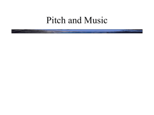 Pitch and Music