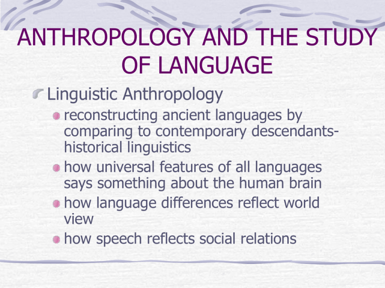 anthropology-and-the-study-of-language-linguistic-anthropology