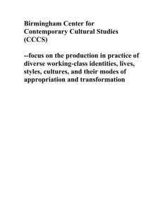 Birmingham Center for Contemporary Cultural Studies (CCCS)