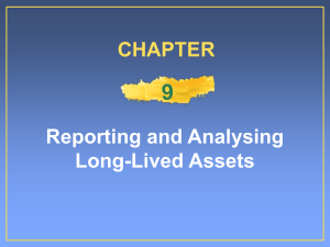 9 Reporting and Analysing Long-Lived Assets CHAPTER