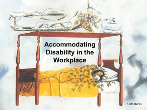 Accommodating Disability in the Workplace Frida Kahlo