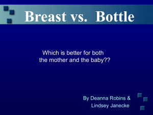 Breast vs.  Bottle Which is better for both