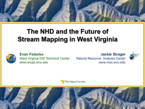 The NHD and the Future of Stream Mapping in West Virginia
