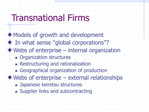 Transnational Firms