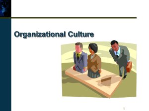 Organizational Culture 1