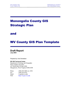 Monongalia County GIS Strategic Plan and