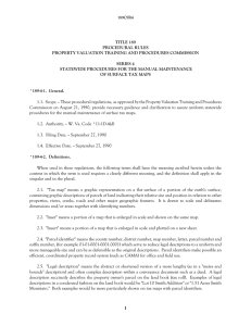 TITLE 189 PROCEDURAL RULES PROPERTY VALUATION TRAINING AND PROCEDURES COMMISSION SERIES 4