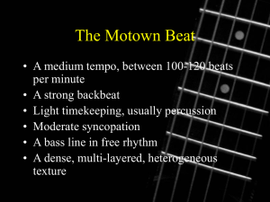 The Motown Beat