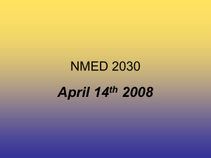 April 14 2008 NMED 2030 th