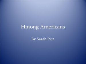 Hmong Americans By Sarah Pica