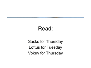 Read: Sacks for Thursday Loftus for Tuesday Vokey for Thursday