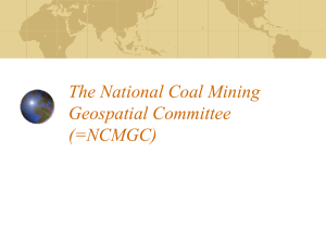 The National Coal Mining Geospatial Committee (=NCMGC)