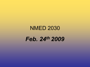 Feb. 24 2009 NMED 2030 th