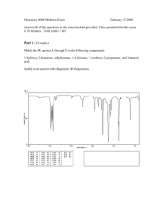 Chemistry 4000 Midterm Exam February 15 2008