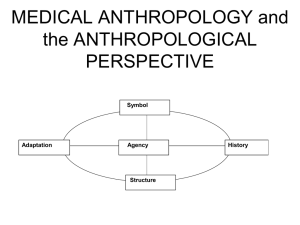 MEDICAL ANTHROPOLOGY and the ANTHROPOLOGICAL PERSPECTIVE Symbol