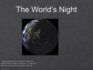 The World’s Night