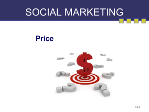 SOCIAL MARKETING Price 10-1