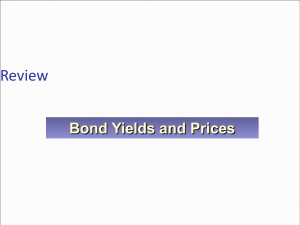 Review Bond Yields and Prices